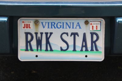 Rwk start license plate -- Photo By gammaman / CC By 2.0